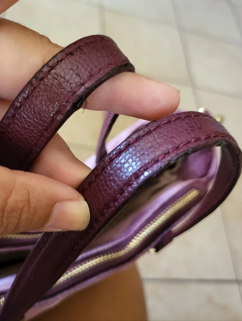 Kate Spade Velevet Purple Crossbody